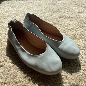 Vintage light blue leather Corso Como ballet flats size 7